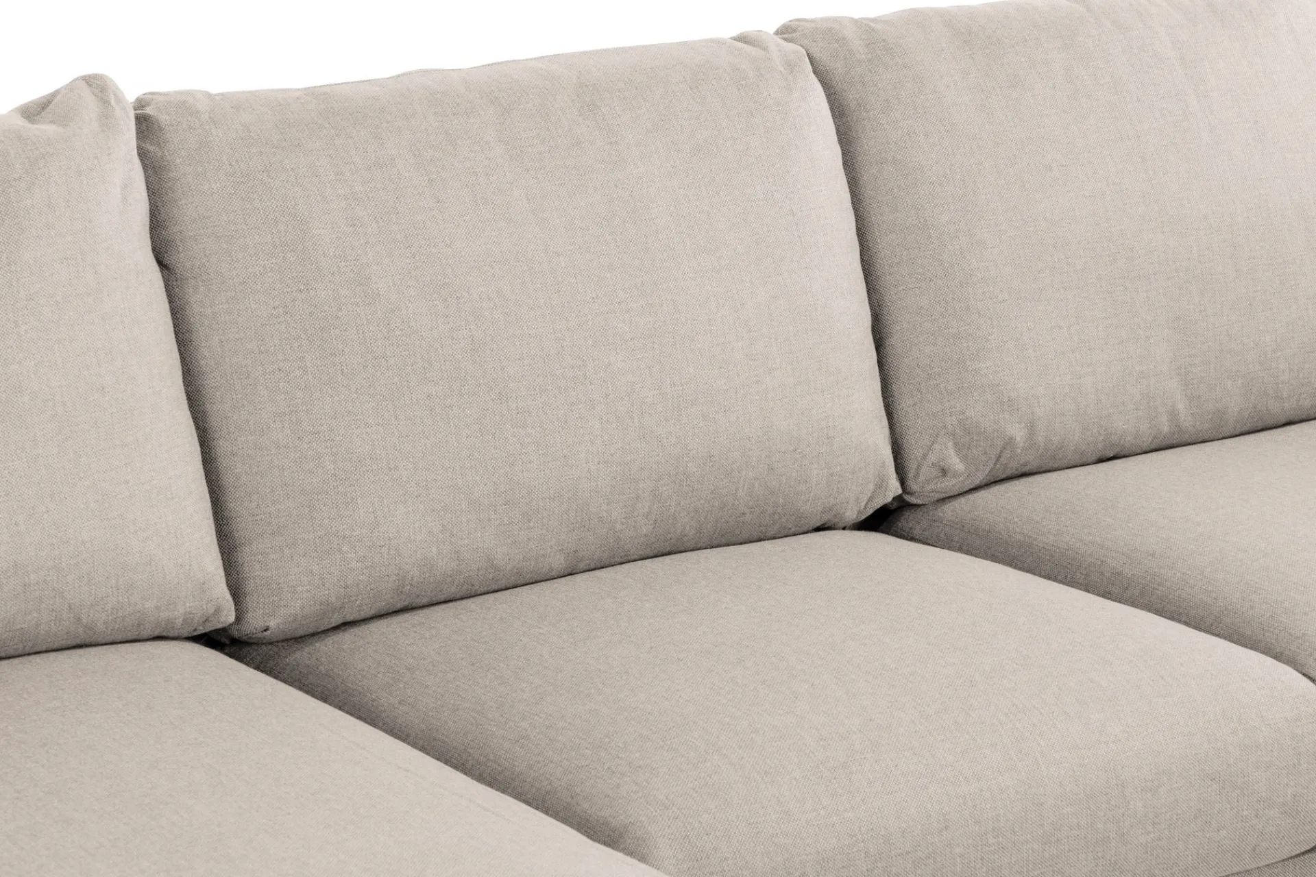 Scandi Days U-Sofa-Trend 4-seters Venstrevendt U-formet Sofa med Divan og Sjeselong i Stoff Beige