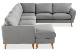 Scandi Days Trend 5-seters Venstrevendt U-formet Hjørnesofa med Divan i Stoff