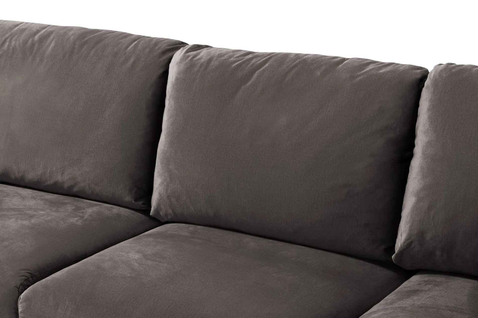 Scandi Days Trend 5-seters Venstrevendt U-formet Hjørnesofa med Divan i Fløyel