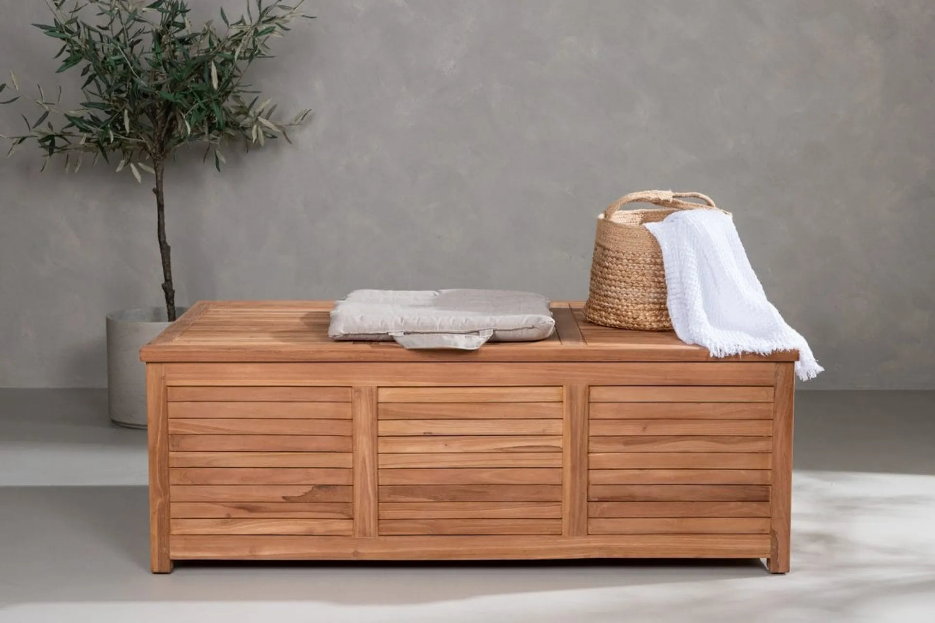 Venture Home Putebokser & Putekasser|Puteoppbevaring & Møbelbeskyttelse-Trento putekasse 130 cm utendørs Natur