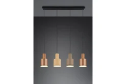 Trio Lighting Agudo Taklampe 4L E27 Flerfarget
