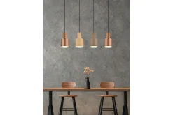 Trio Lighting Agudo Taklampe 4L E27 Flerfarget
