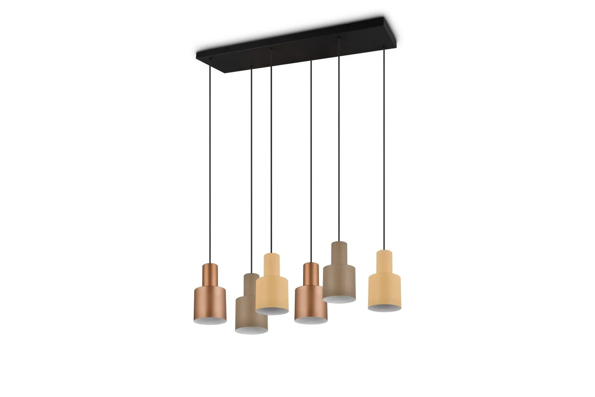 Trio Lighting Kjøkkenlampe|Vinduslampe-Agudo taklampe 6L E27 flerfarget Flerfärgad
