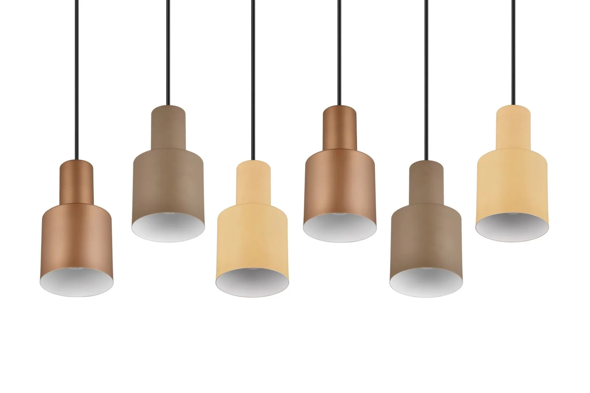 Trio Lighting Kjøkkenlampe|Vinduslampe-Agudo taklampe 6L E27 flerfarget Flerfärgad
