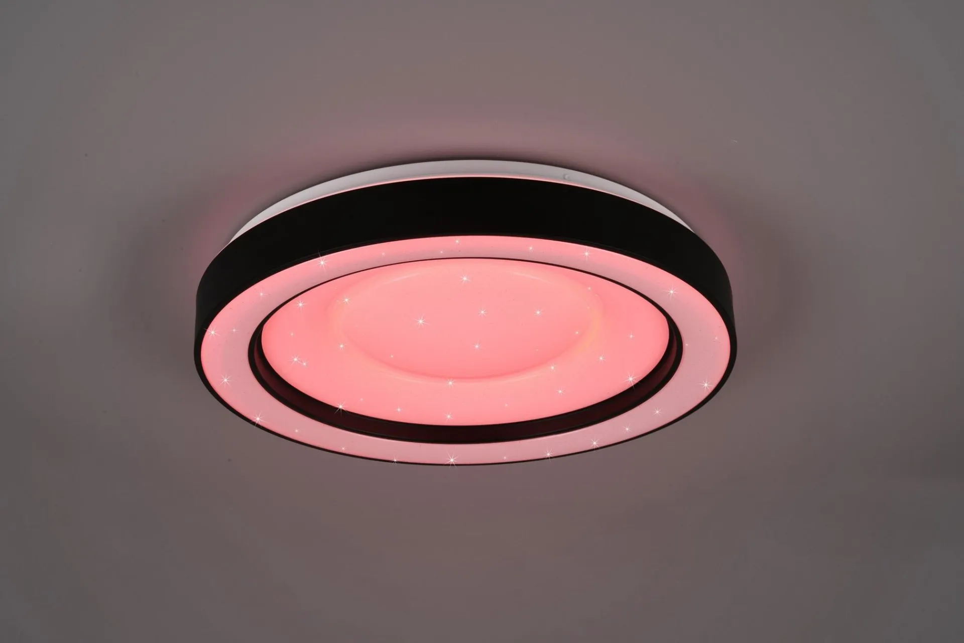 Trio Lighting Barnelampe|Taklampe-Arco LED plafond starlight RGBW Matt svart