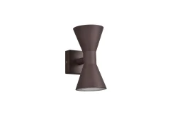Trio Lighting Entré|Fasadebelysning-Ardas Vegglampe 2L GU10 Rustikk