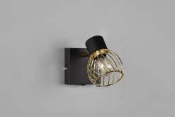 Trio Lighting Spotlights & Downlights-Ardon spotlight 1L E14 matt svart/polert messing Messing,Mattsvart