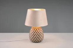 Trio Lighting Vinduslampe|Bordlampe-Ariana Bordlampe 35 cm E14 Beige