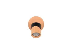 Trio Lighting Spotlights & Downlights-Aruni Spotlight 1L GU10 tre/matt svart Mattsvart,tre
