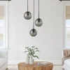 Trio Lighting Balini taklampe 3L E14 antrasitt