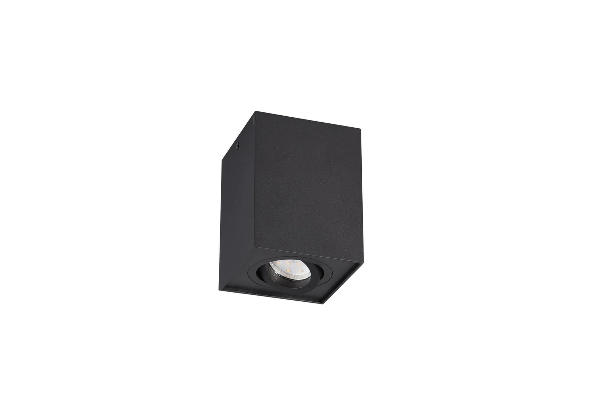 Trio Lighting Spotlights & Downlights-Biscuit plafond GU10 matt Svart
