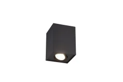 Trio Lighting Spotlights & Downlights-Biscuit plafond GU10 matt Svart