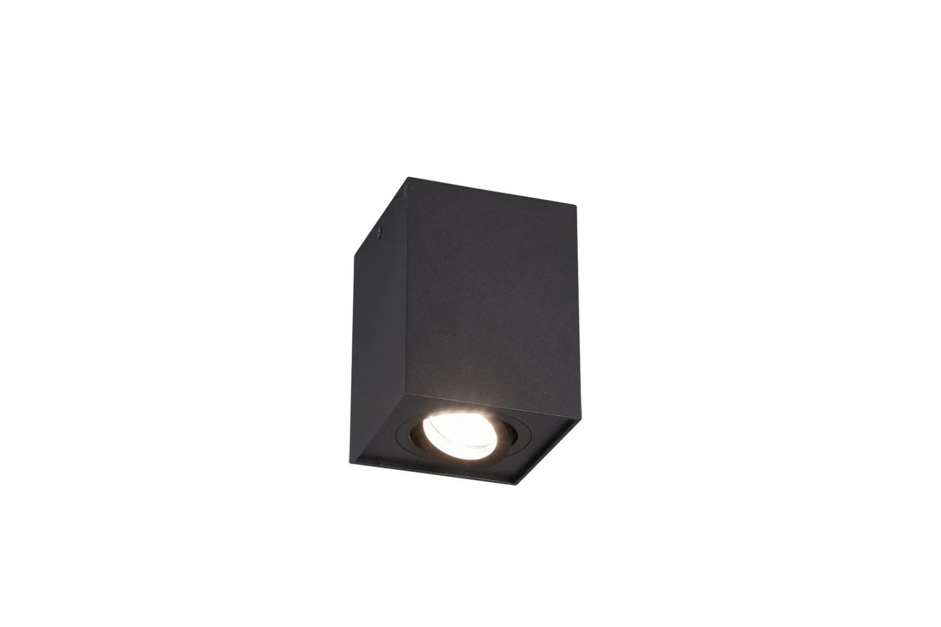 Trio Lighting Spotlights & Downlights-Biscuit plafond GU10 matt Svart