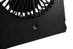 Trio Lighting Vifter|Aircondition & Kjøler-Breezy bordvifte matt oppladbar Svart