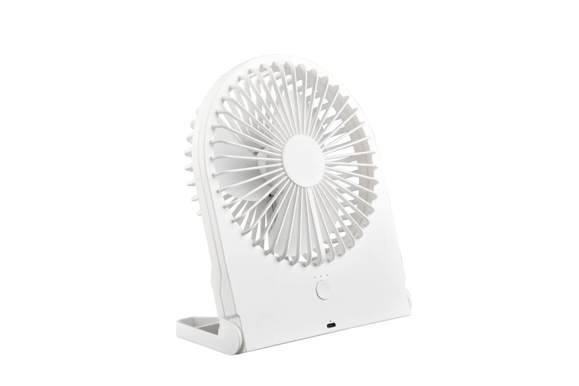 Trio Lighting Vifter|Aircondition & Kjøler-Breezy bordvifte matt oppladbar Hvit