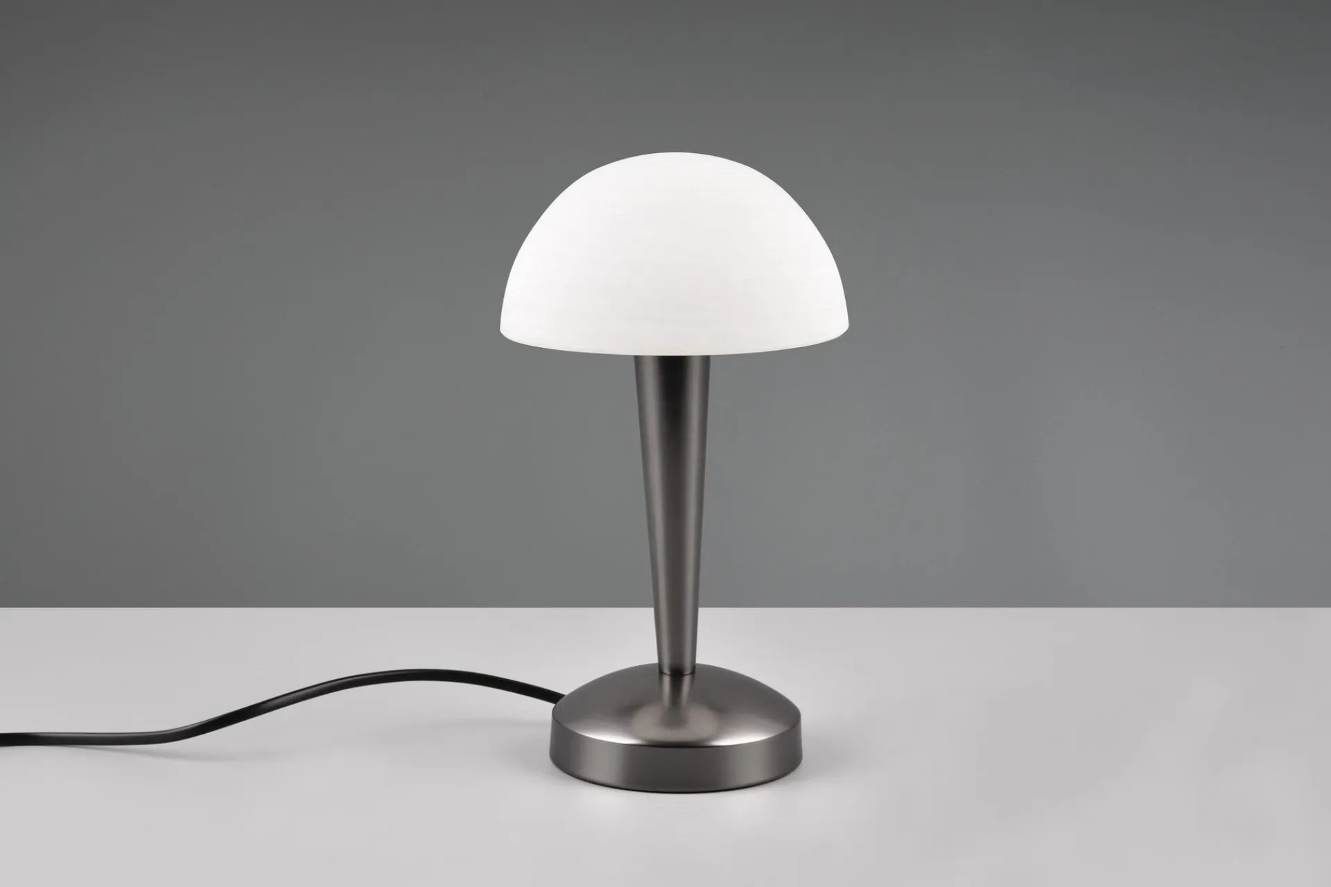 Trio Lighting Nattbordslampe|Bordlampe-Canaria Bordlampe E14 (inkl.) svart/krom Svart,Krom
