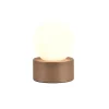 Trio Lighting Nattbordslampe|Bordlampe-Countess Bordlampe E14 kaffe brun