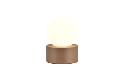 Trio Lighting Nattbordslampe|Bordlampe-Countess Bordlampe E14 kaffe brun