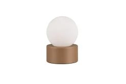Trio Lighting Nattbordslampe|Bordlampe-Countess Bordlampe E14 kaffe brun