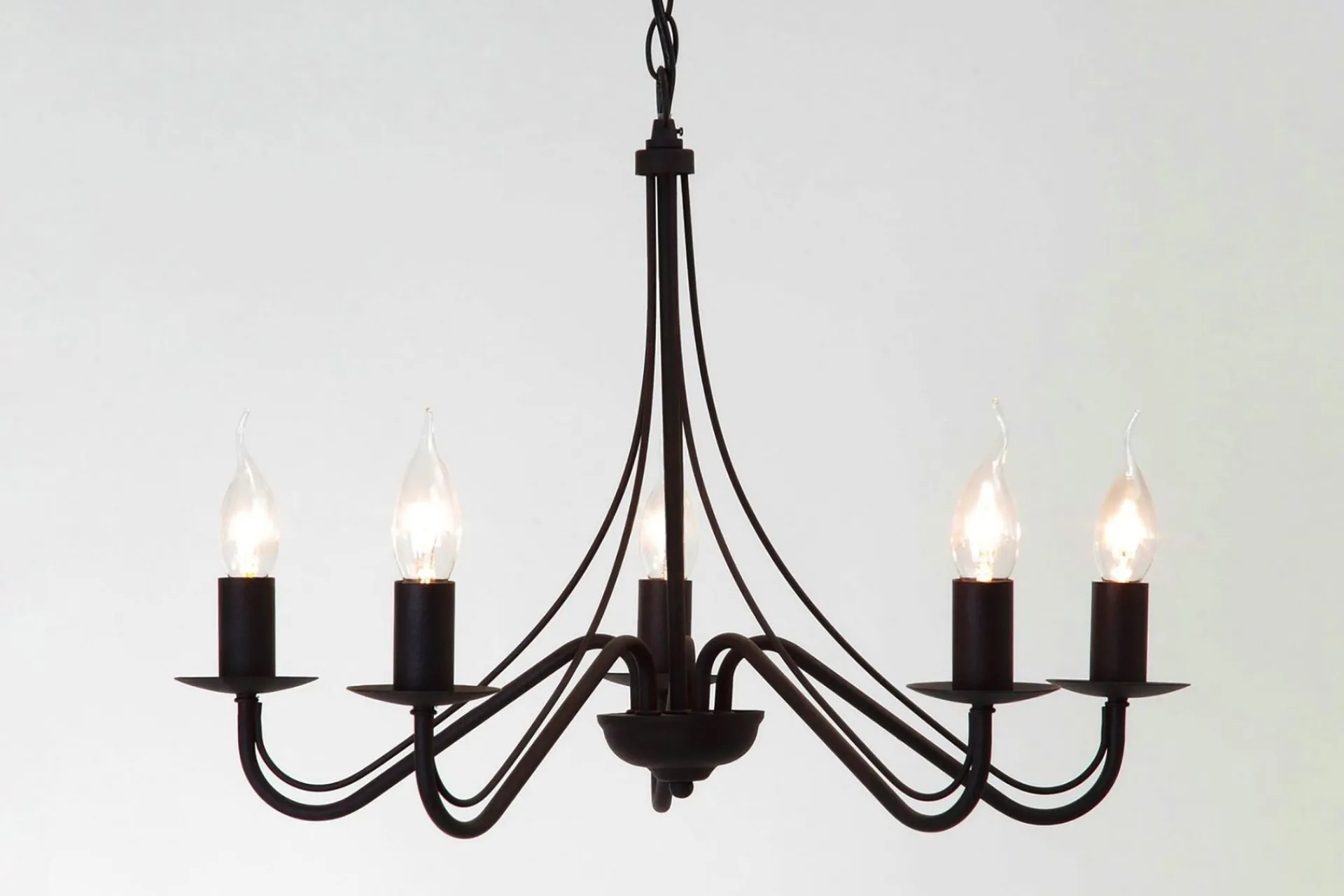 Trio Lighting Country lysekrone 5L E14