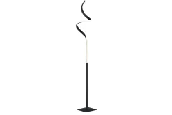 Trio Lighting Course LED gulvlampe matt sort