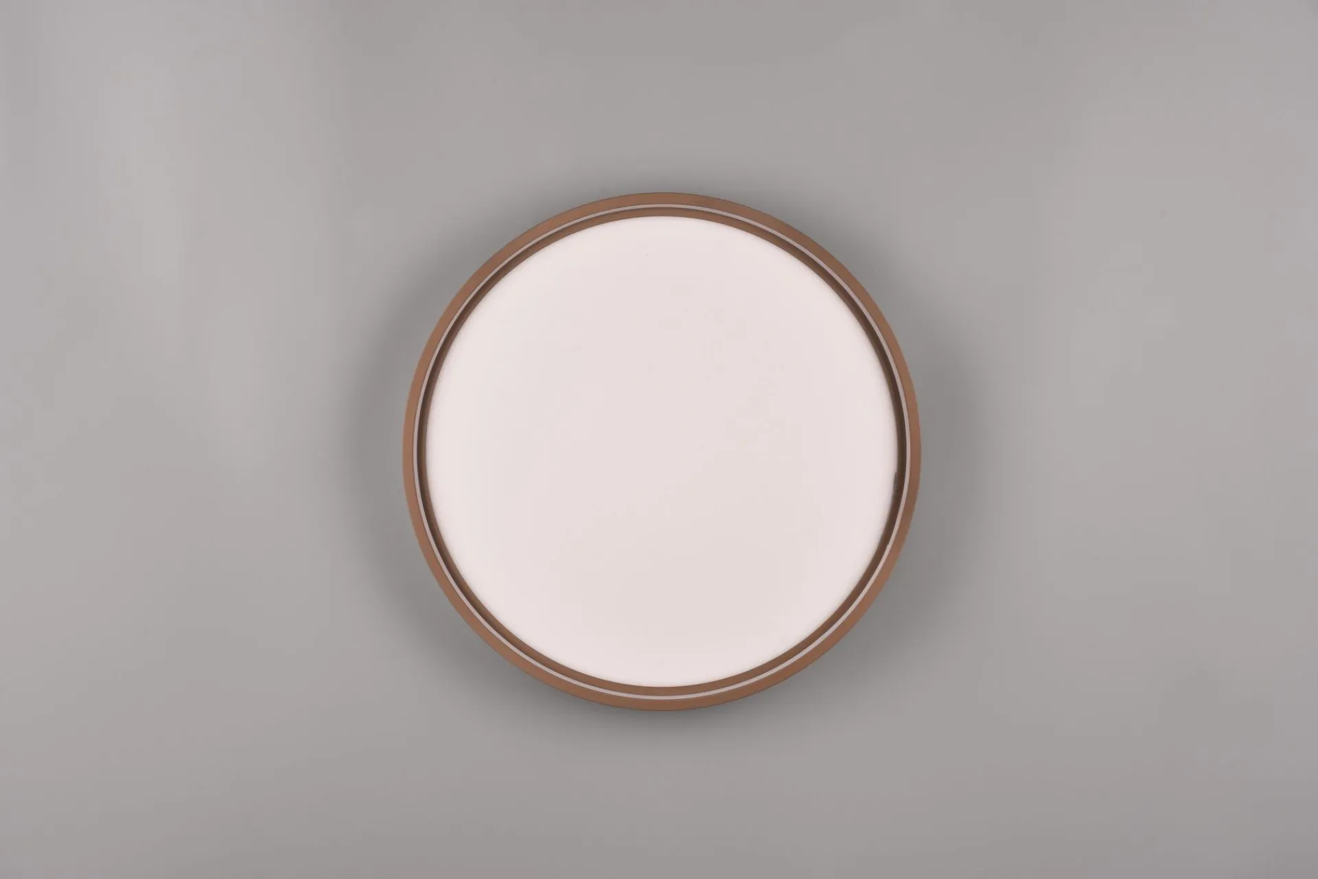Trio Lighting Barnelampe|Taklampe-Doha LED plafond 45 cm kaffe brun
