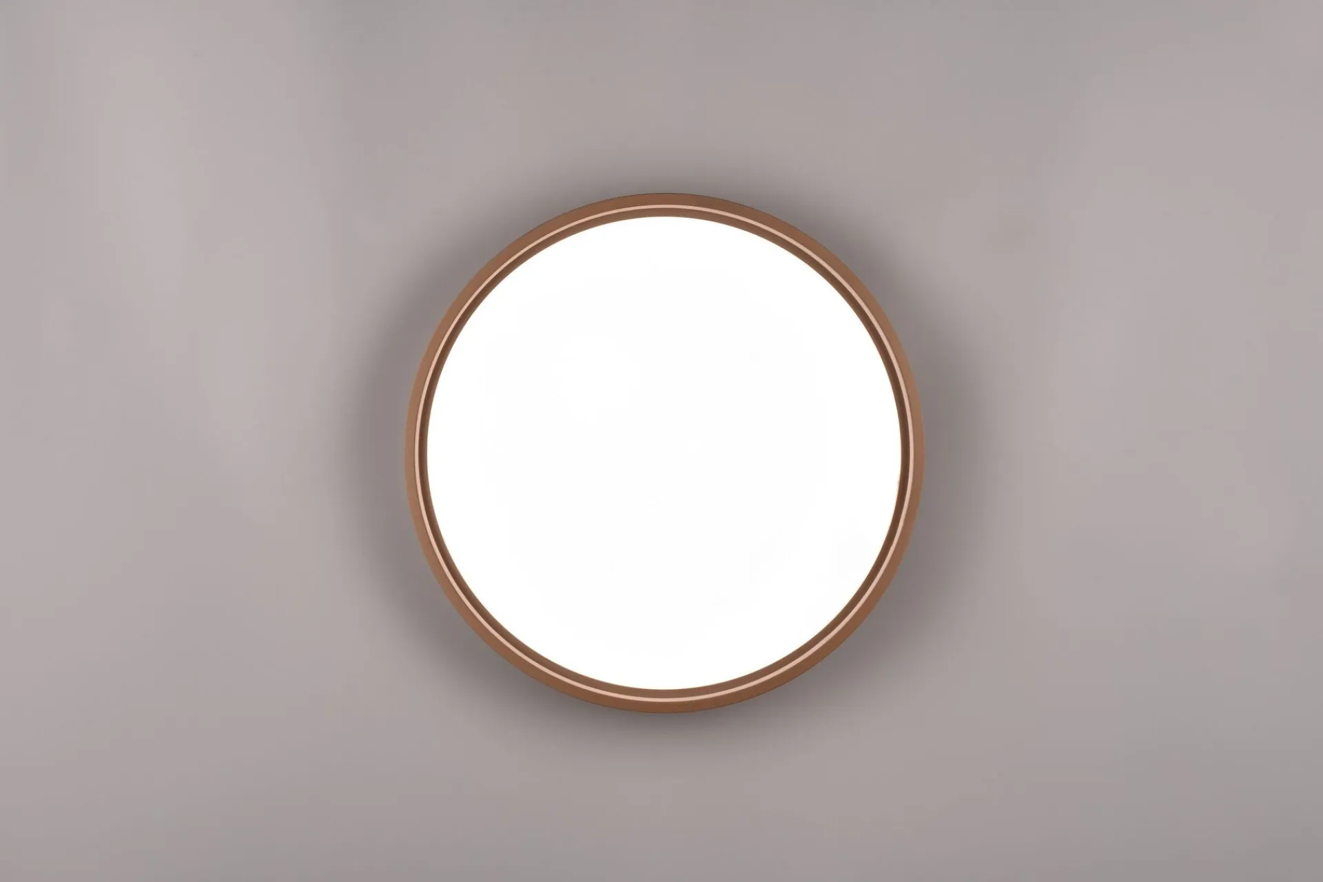 Trio Lighting Barnelampe|Taklampe-Doha LED plafond 45 cm kaffe brun