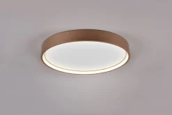 Trio Lighting Barnelampe|Taklampe-Doha LED plafond 45 cm kaffe brun