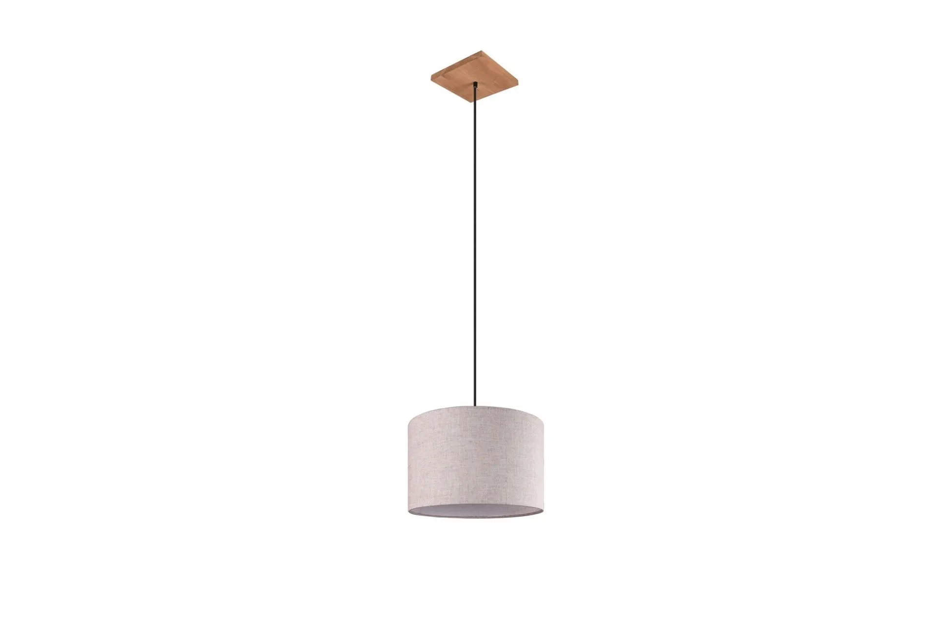 Trio Lighting Taklampe|Kjøkkenlampe-Elmau taklampe 1L E27 tre/ Beige