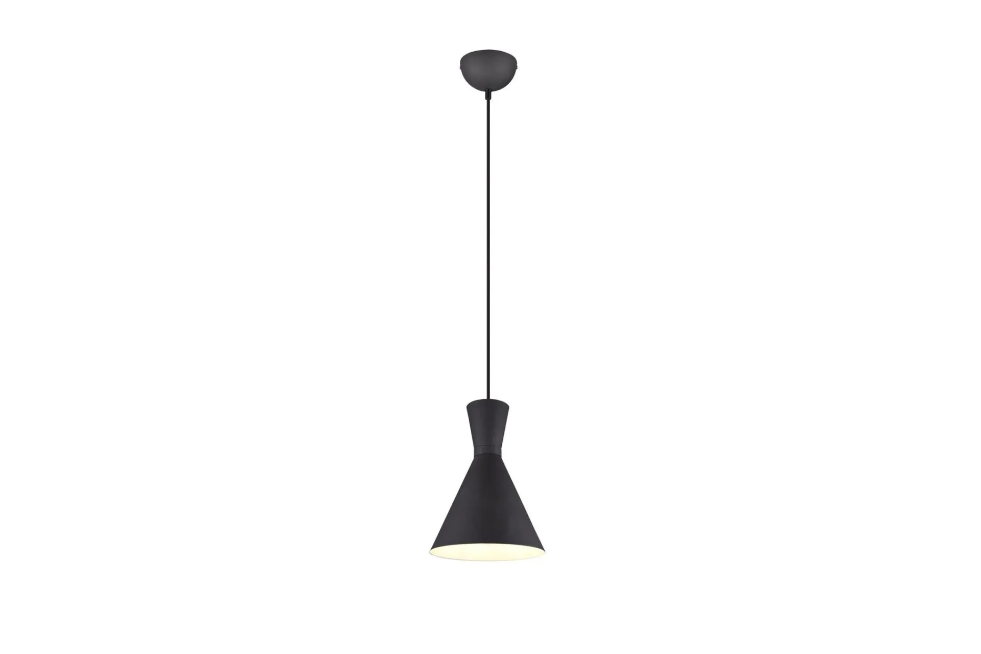 Trio Lighting Enzo taklampe E27 matt sort