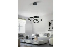 Trio Lighting Francis taklampe antrasitt