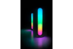 Trio Lighting Nattbordslampe|Bordlampe-Game LED Bordlampe 2-pack RGB Svart