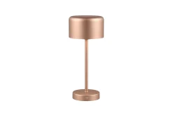 Trio Lighting Nattbordslampe|Bordlampe-Jeff LED bordlampe kaffe brun oppladbar
