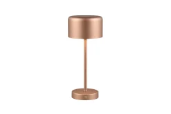 Trio Lighting Nattbordslampe|Bordlampe-Jeff LED bordlampe kaffe brun oppladbar