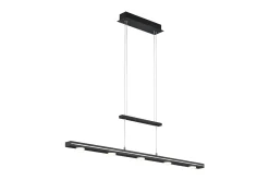 Trio Lighting Kjøkkenlampe|Taklampe-Lacal LED taklampe matt sort Matt svart