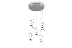 Trio Lighting Kjøkkenlampe-Laola LED Taklampe 5L 4000K Krom