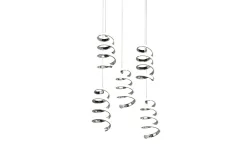 Trio Lighting Kjøkkenlampe-Laola LED Taklampe 5L 4000K Krom