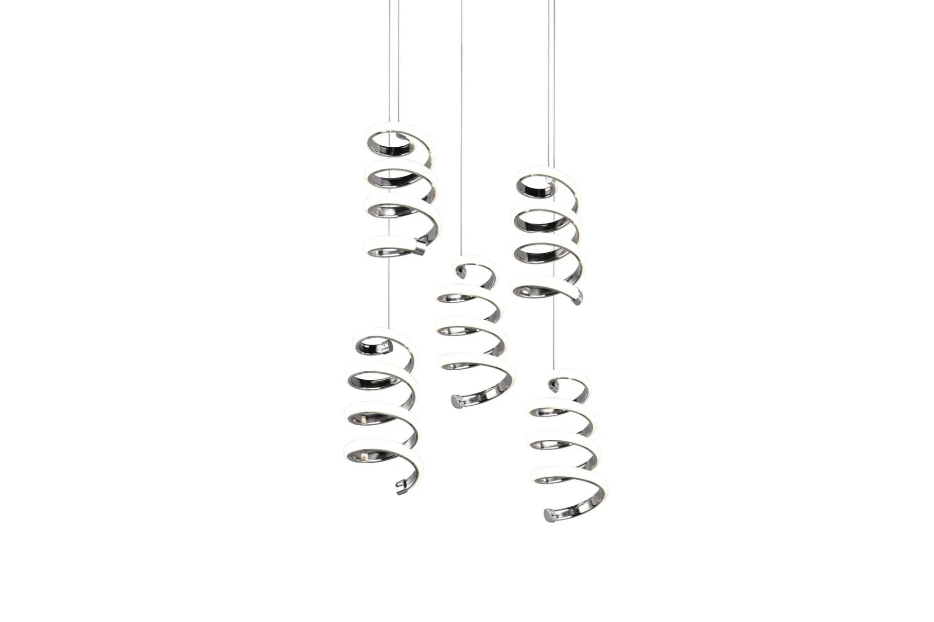 Trio Lighting Kjøkkenlampe-Laola LED Taklampe 5L 4000K Krom