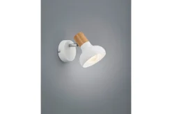Trio Lighting Spotlights & Downlights-Latika spotlight 1L E14 matt hvit/tre Matt hvit,tre