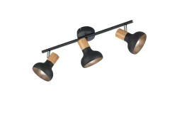Trio Lighting Spotlights & Downlights-Latika Spotlight 3L E14 Matt Svart/Tre Mattsvart,tre