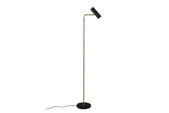 Trio Lighting Stuelampe-Marley gulvlampe GU10 matt messing/matt svart Matt svart,Messing