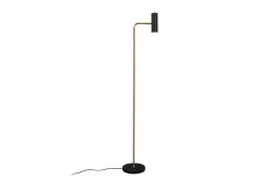 Trio Lighting Stuelampe-Marley gulvlampe GU10 matt messing/matt svart Matt svart,Messing