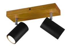 Trio Lighting Marley spot 2L GU10 matt hvit/tre