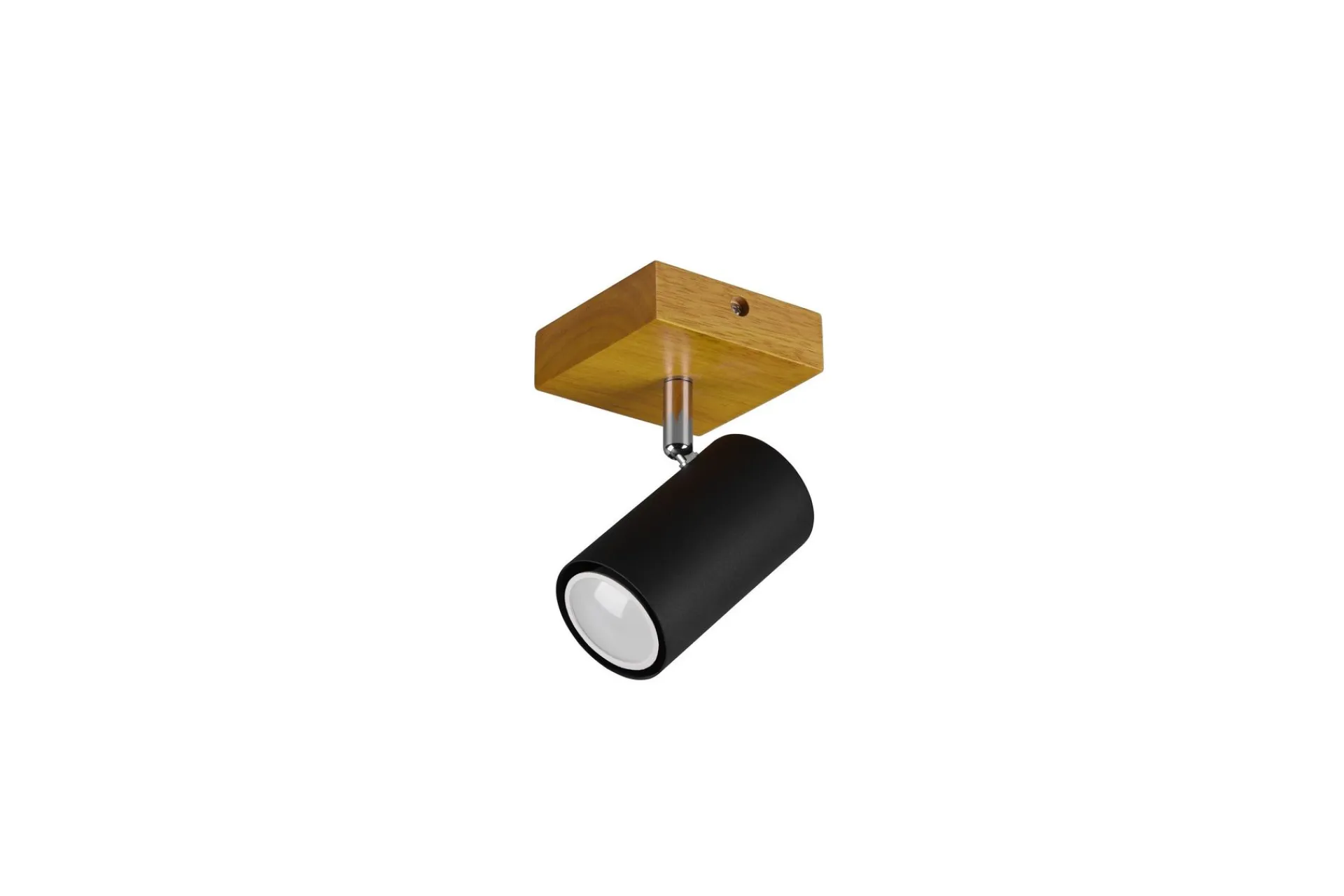 Trio Lighting Marley spot 1L GU10 matt svart/tre