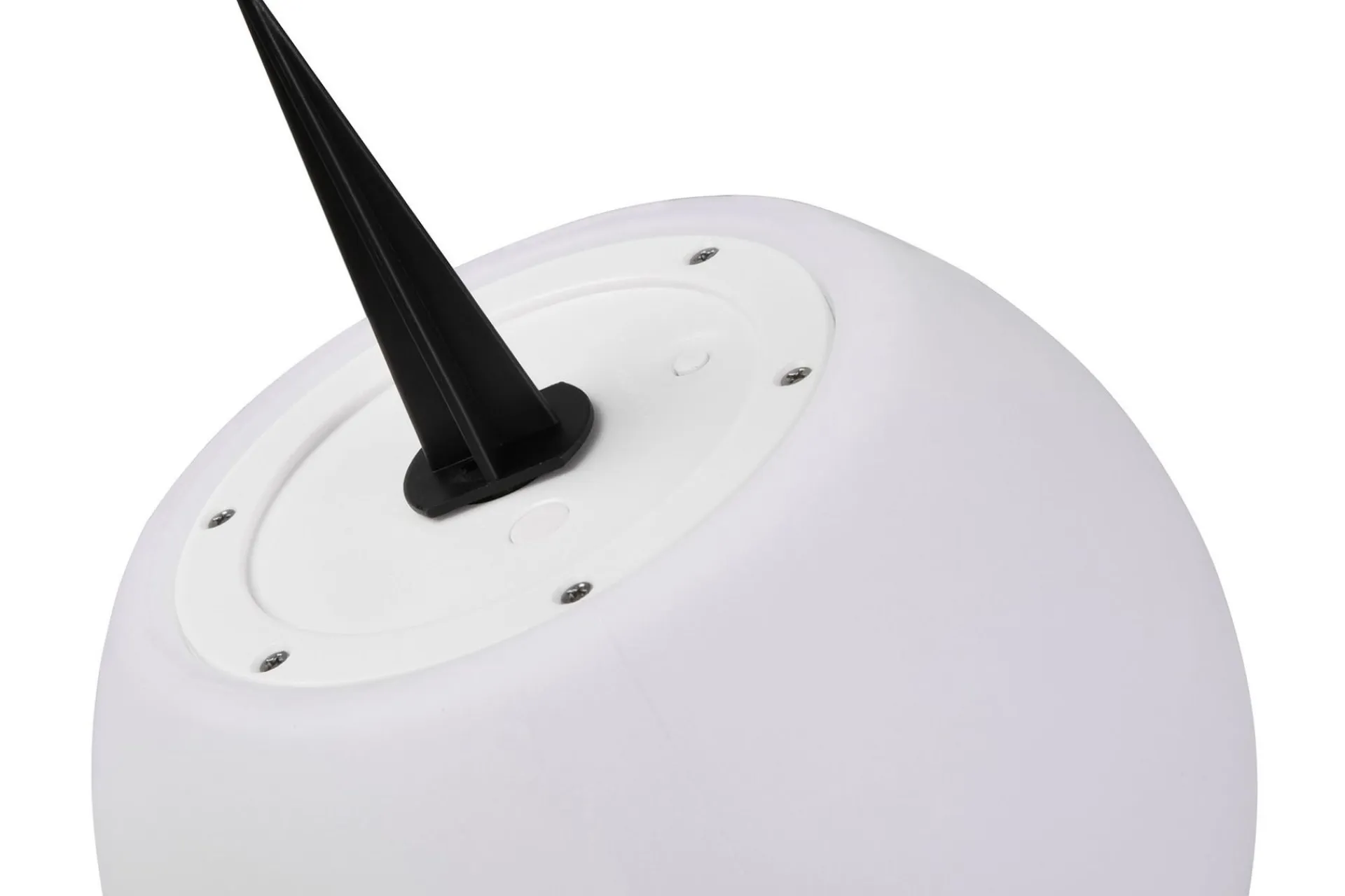 Trio Lighting Solcelle Utelys & Solcellelamper-Melo solkule + spyd 20cm RGBW Hvit