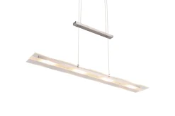 Trio Lighting Kjøkkenlampe-Milos LED Taklampe Børstet stål
