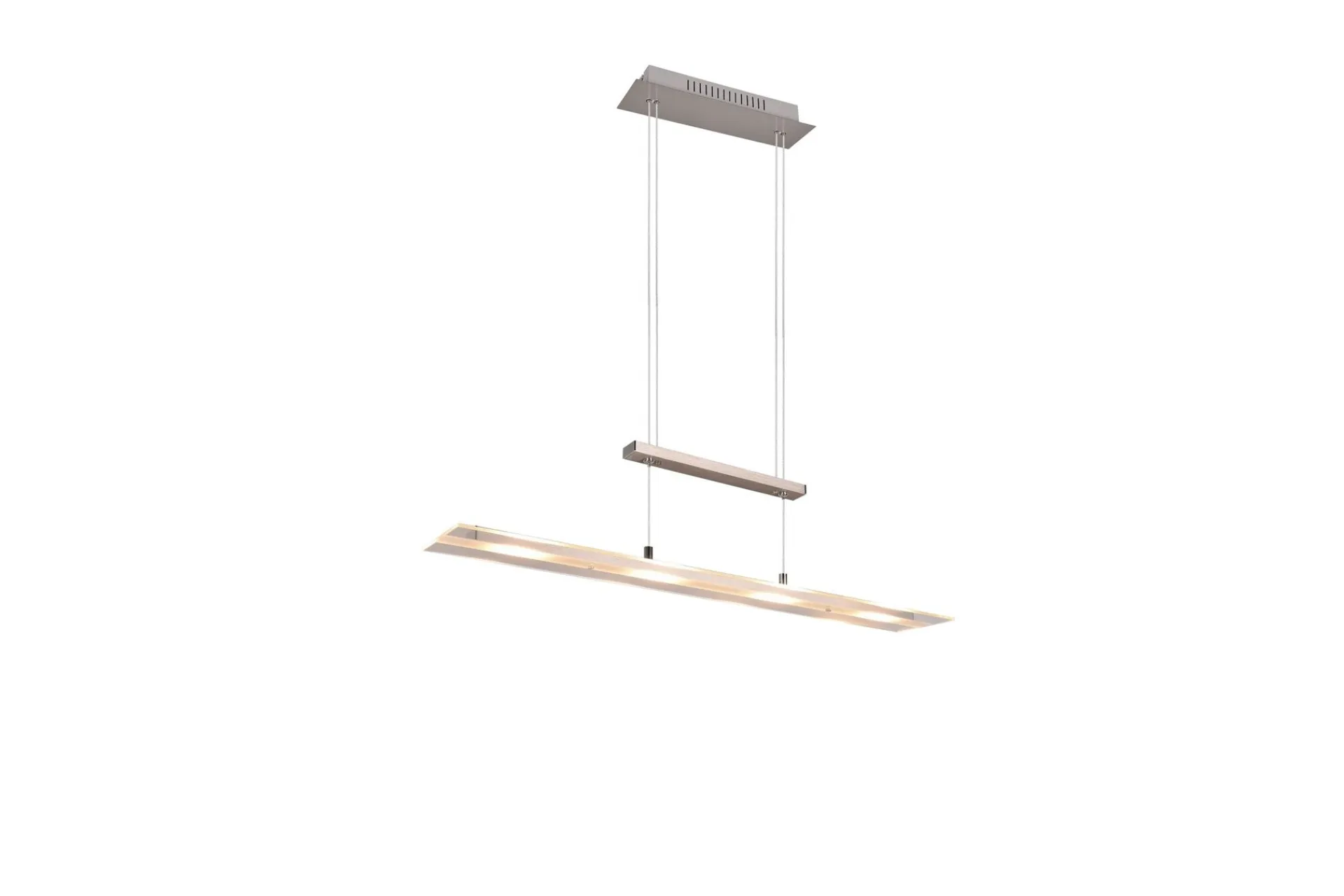 Trio Lighting Kjøkkenlampe-Milos LED Taklampe Børstet stål
