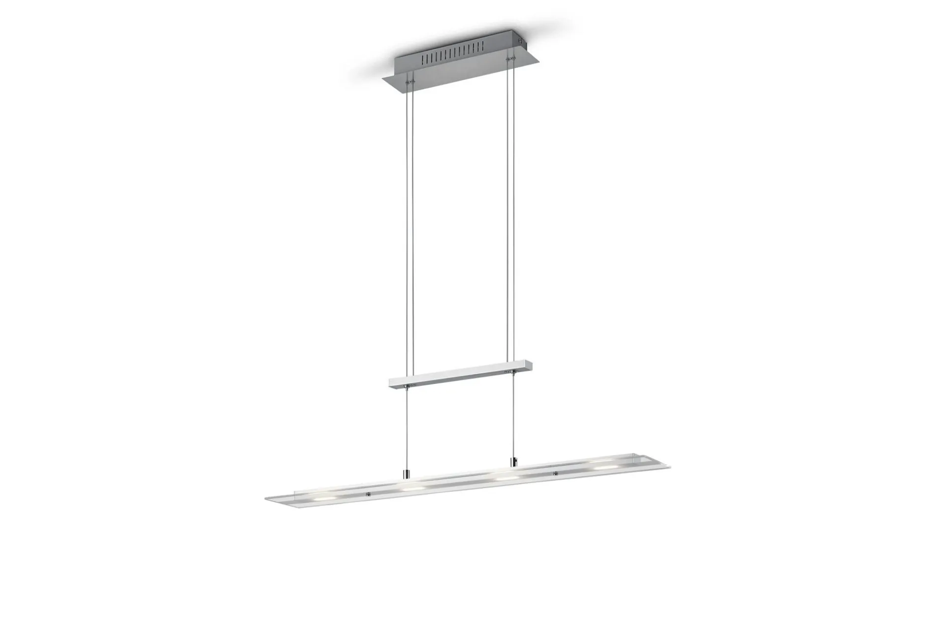 Trio Lighting Kjøkkenlampe-Milos LED Taklampe Børstet stål