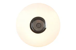 Trio Lighting Taklampe|Stuelampe-Musica LED plafond med Bluetooth-høyttaler RGBW Hvit