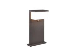 Trio Lighting Pullert-Nestos LED Pullert 45 cm antrasitt bevegelsessensor Antracit